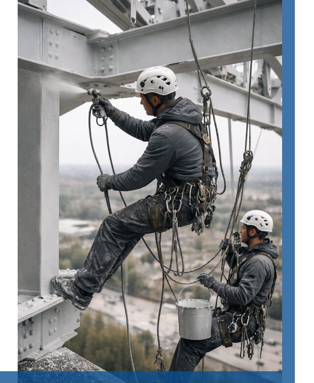 Покраска металлоконструкций на высоте в Ртищеве 358 р |ВЫСОТНИК-Ртщ