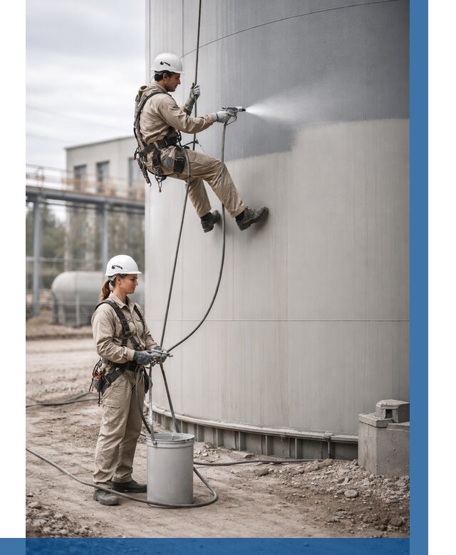 Покраска резервуаров в Ртищеве от 1226 р. | ВЫСОТНИК-Ртщ — заказать