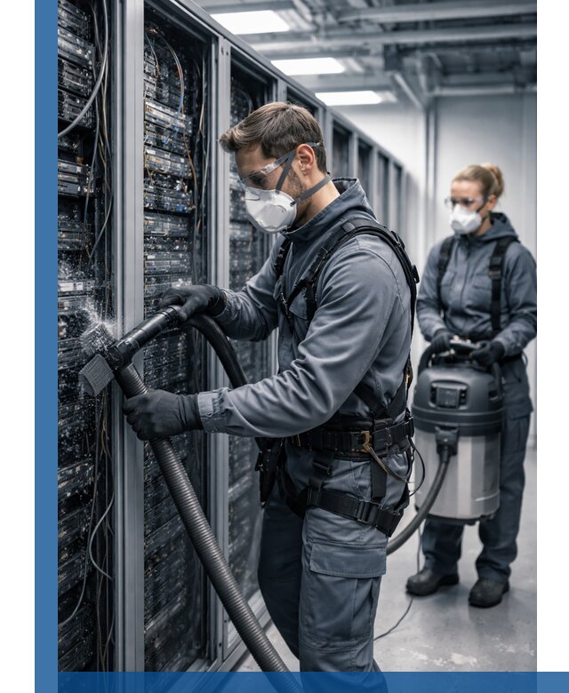 Обеспыливание серверной комнаты в Ртищеве, профессиональная очистка