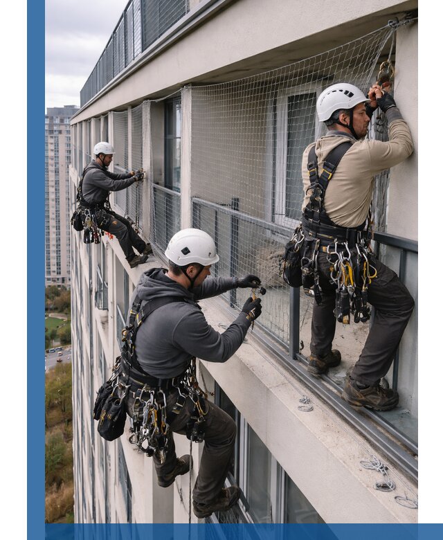 Профессиональный монтаж защитной сетки от птиц в Ртищеве