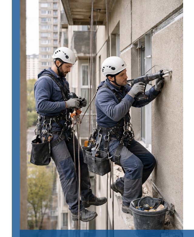 Промышленные альпинисты высотные работы и монтаж в Ртищеве